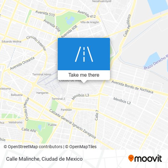 Mapa de Calle Malinche