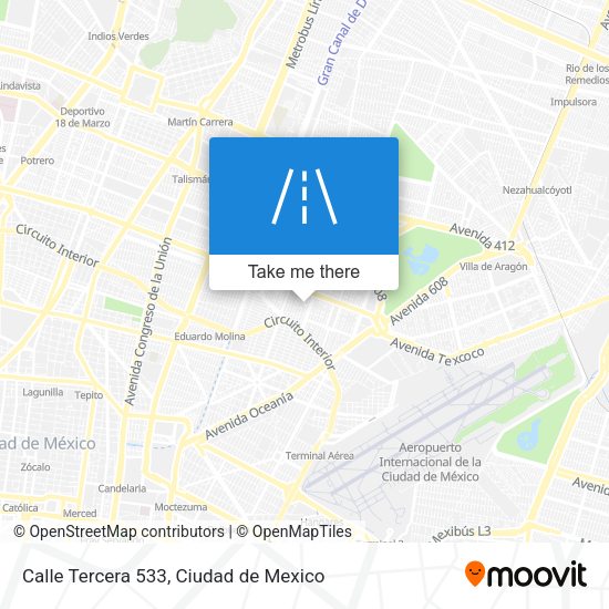 Calle Tercera 533 map