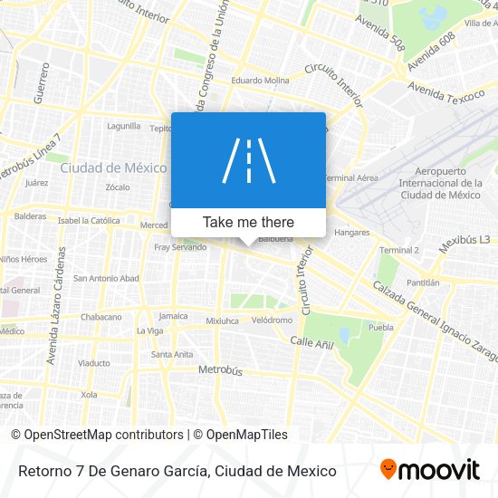 Retorno 7 De Genaro García map