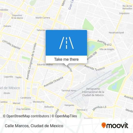Mapa de Calle Marcos