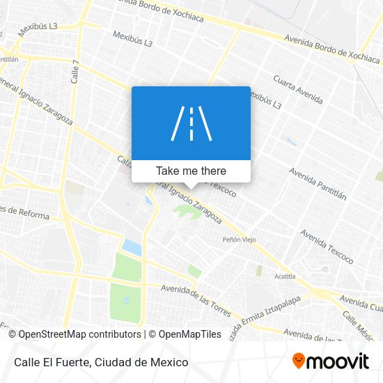 Calle El Fuerte map
