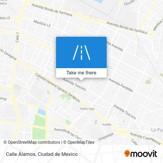 Calle Álamos map