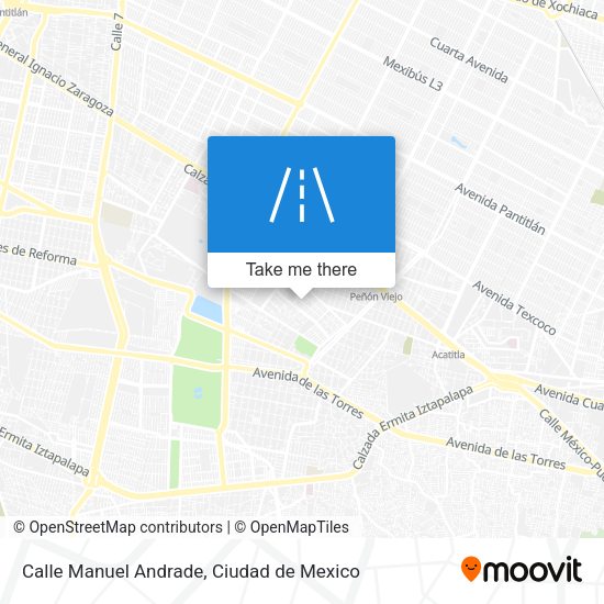 Mapa de Calle Manuel Andrade