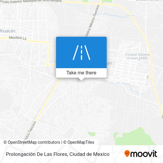 Mapa de Prolongación De Las Flores