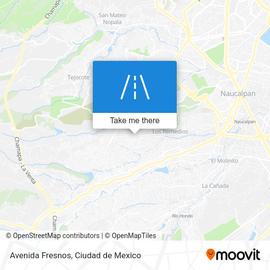 Mapa de Avenida Fresnos