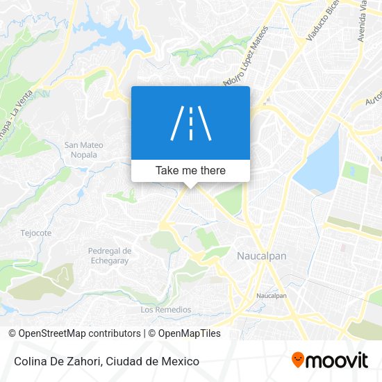 Colina De Zahori map