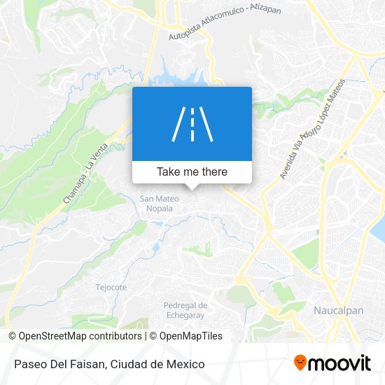 Paseo Del Faisan map