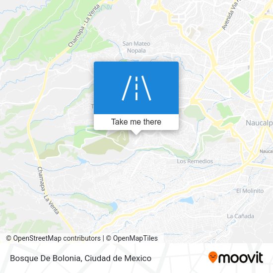 Bosque De Bolonia map