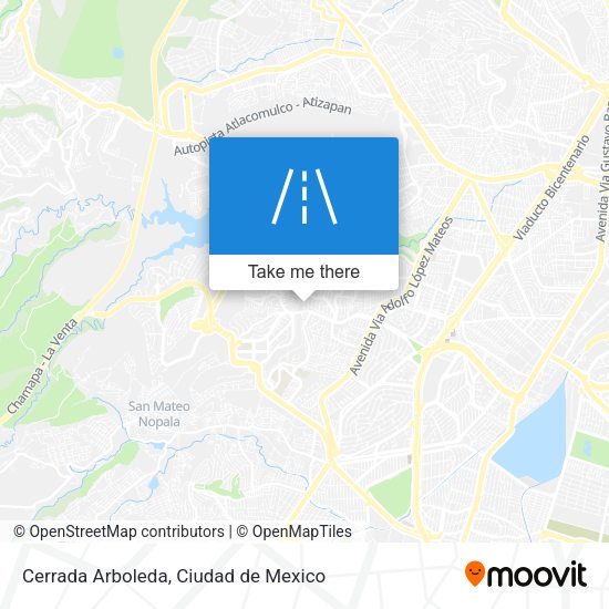 Cerrada Arboleda map