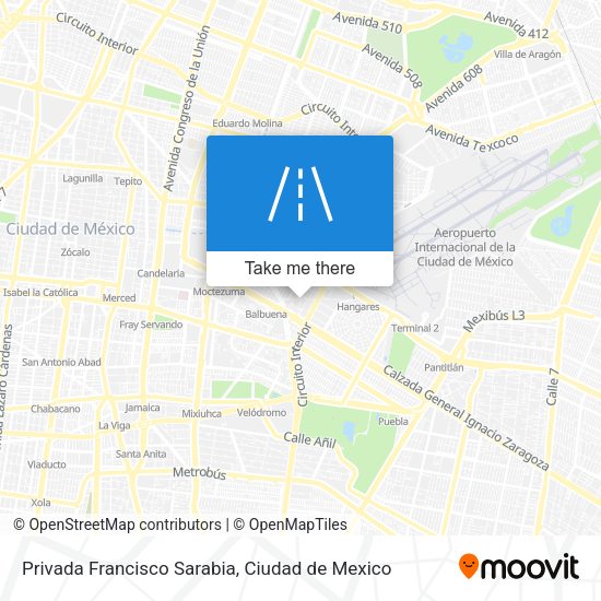 Mapa de Privada Francisco Sarabia