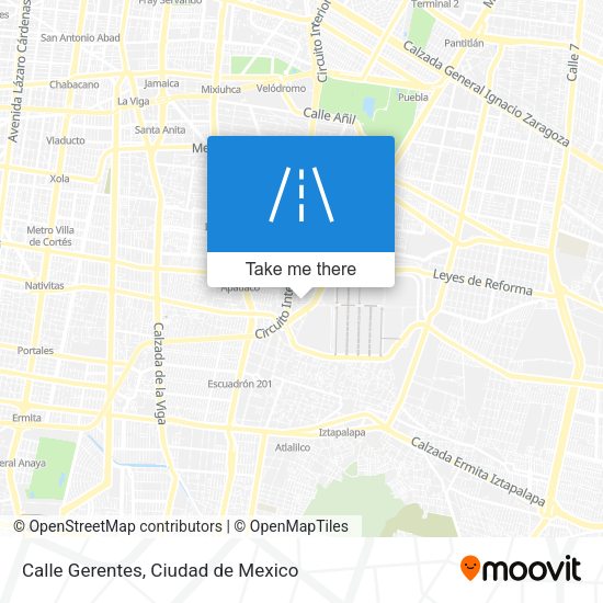 Mapa de Calle Gerentes