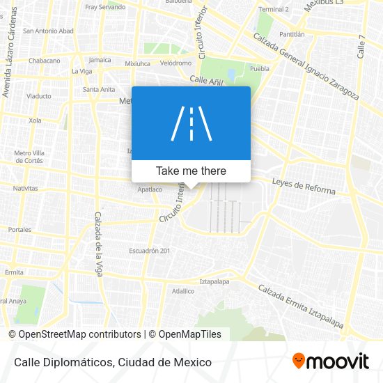 Mapa de Calle Diplomáticos