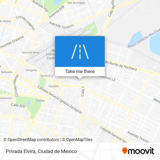 Privada Elvira map