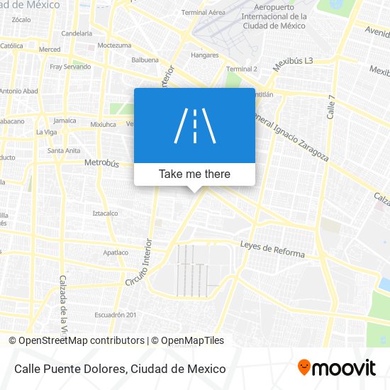 Mapa de Calle Puente Dolores