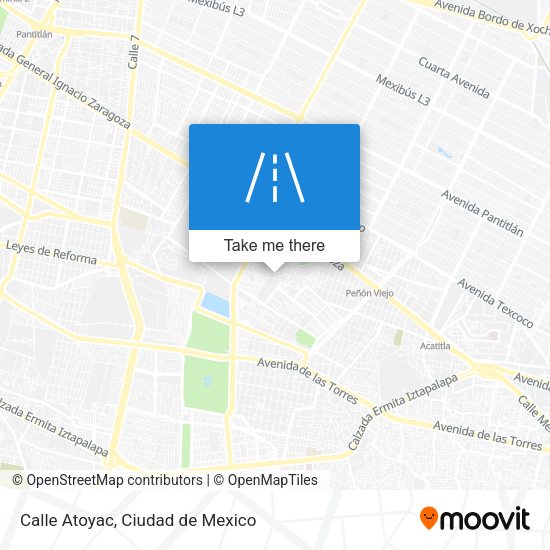 Mapa de Calle Atoyac