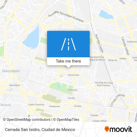 Mapa de Cerrada San Isidro