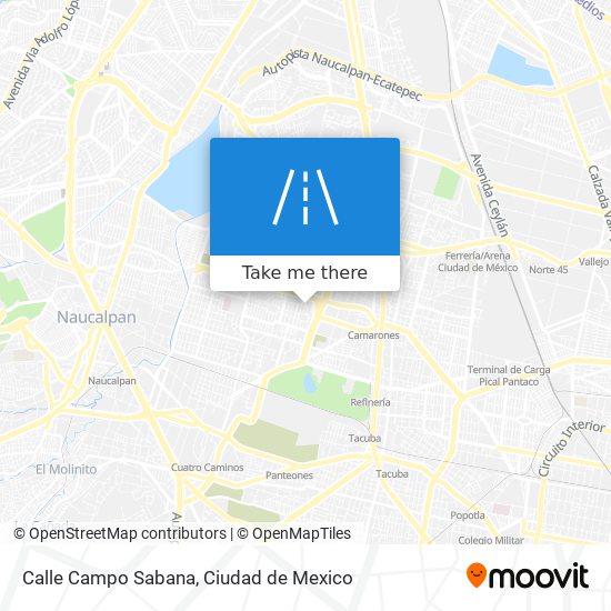 Calle Campo Sabana map