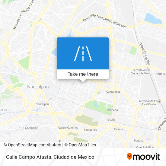Calle Campo Atasta map
