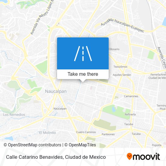 Calle Catarino Benavides map