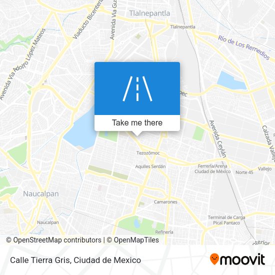 Calle Tierra Gris map