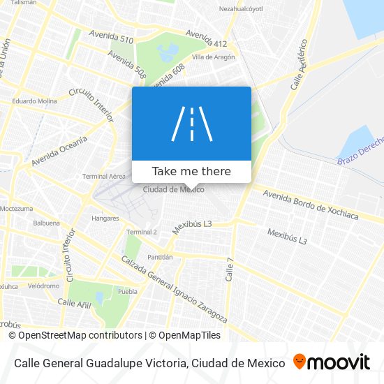 Mapa de Calle General Guadalupe Victoria