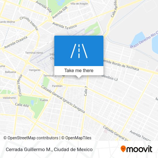 Cerrada Guillermo M. map