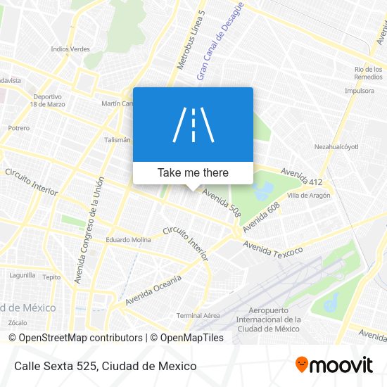Calle Sexta 525 map