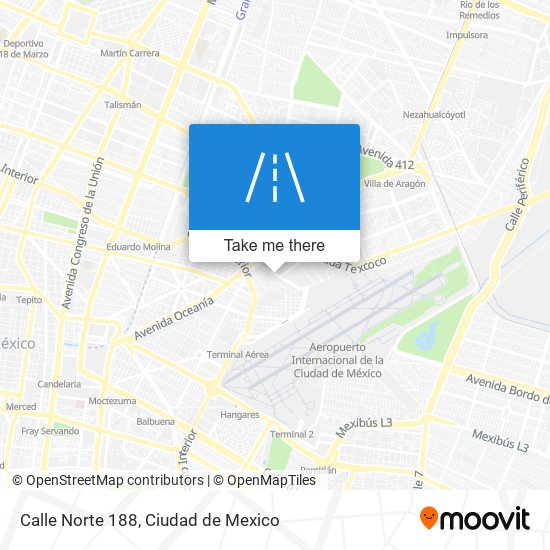 Calle Norte 188 map