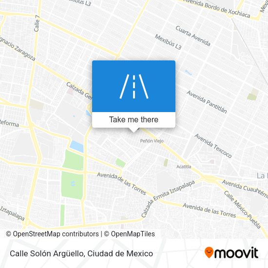 Calle Solón Argüello map