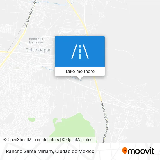 Rancho Santa Miriam map