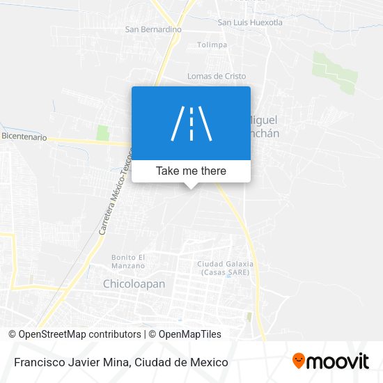Francisco Javier Mina map
