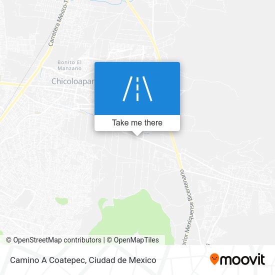 Camino A Coatepec map