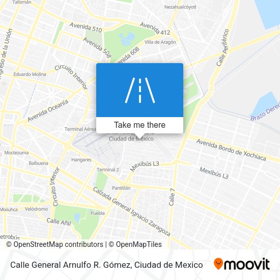 Calle General Arnulfo R. Gómez map