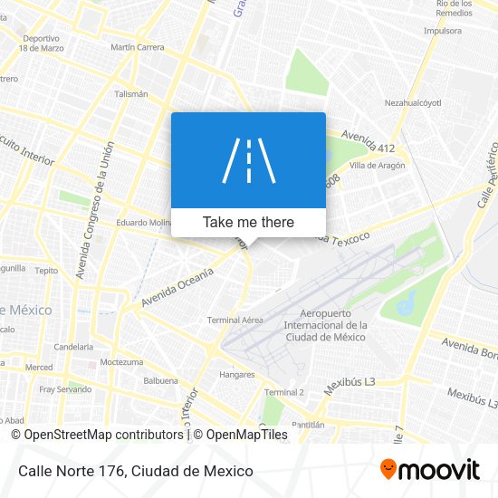 Mapa de Calle Norte 176