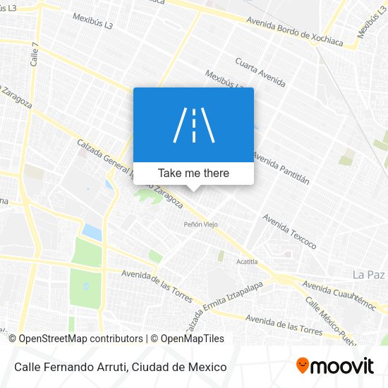 Mapa de Calle Fernando Arruti