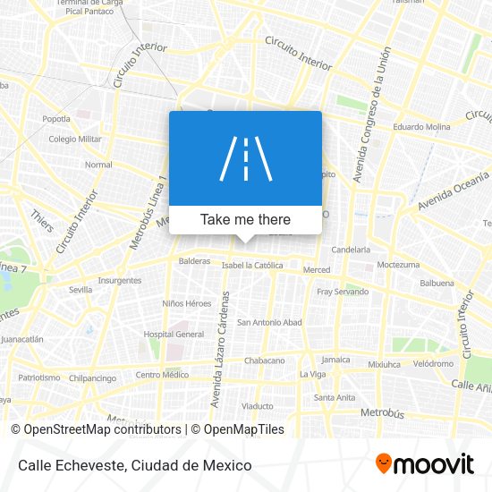 Mapa de Calle Echeveste