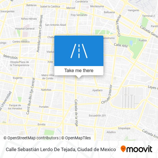 Mapa de Calle Sebastián Lerdo De Tejada