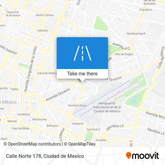 Calle Norte 178 map
