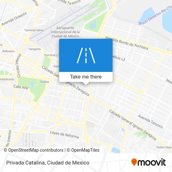 Privada Catalina map