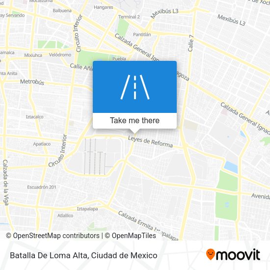 Batalla De Loma Alta map