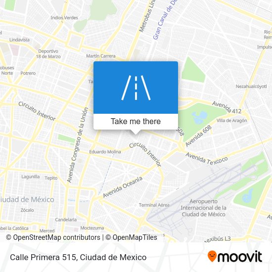 Calle Primera 515 map