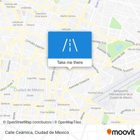 Calle Ceámica map