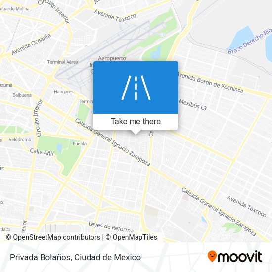 Privada Bolaños map