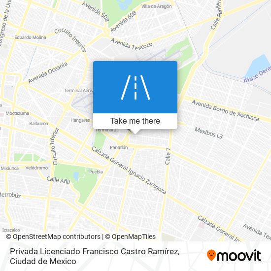 Privada Licenciado Francisco Castro Ramírez map