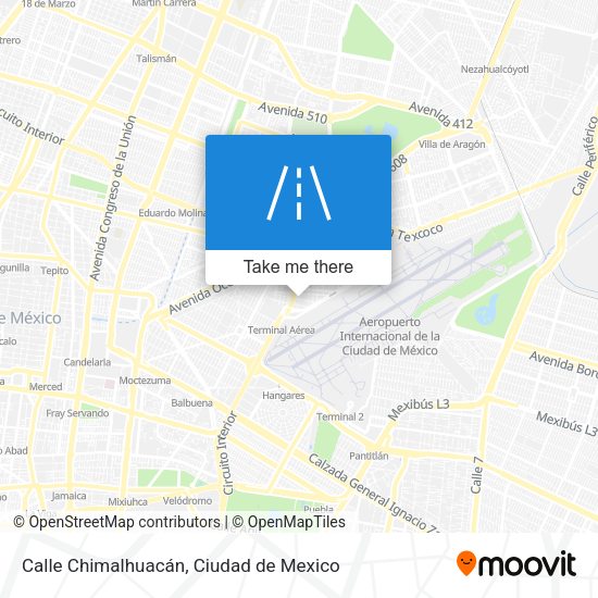 Mapa de Calle Chimalhuacán