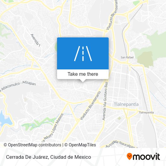 Mapa de Cerrada De Juárez