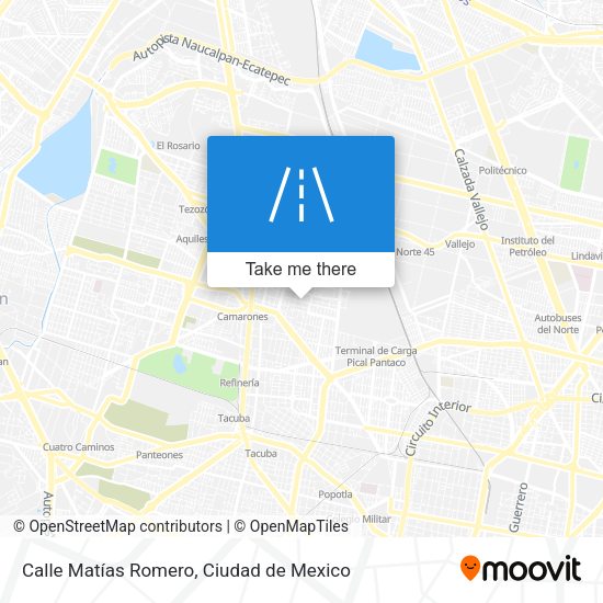 Calle Matías Romero map