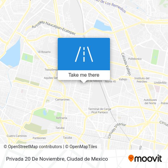 Privada 20 De Noviembre map