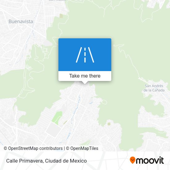 Mapa de Calle Primavera