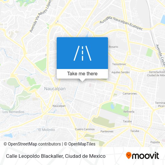 Mapa de Calle Leopoldo Blackaller